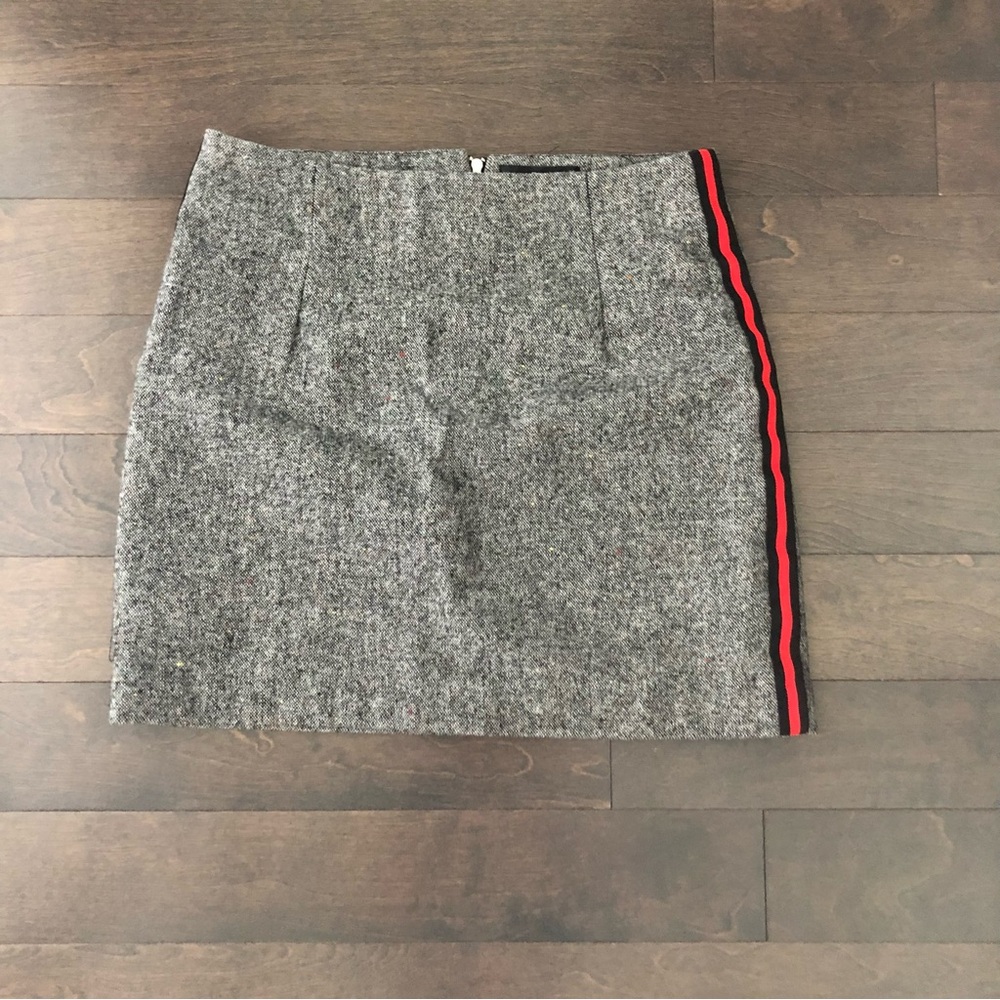 Simons Gray Mini Pencil Skirt